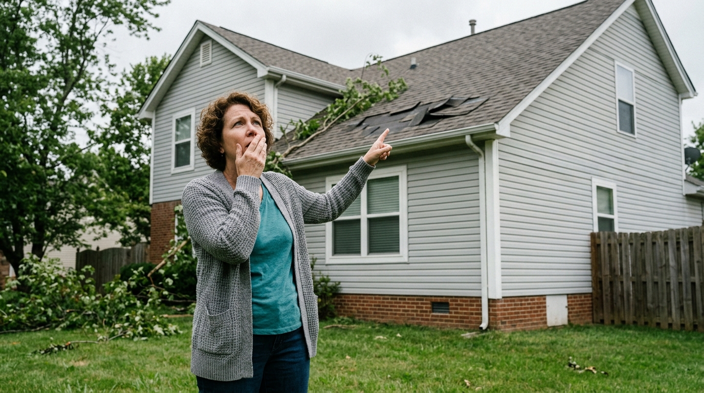 Spot Storm Damage on Your Roof From the Ground