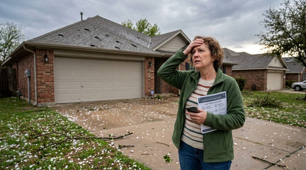 What to Do Immediately After Hail Damages Your Roof