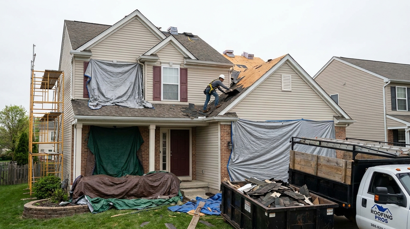 preparing home for roof replacement