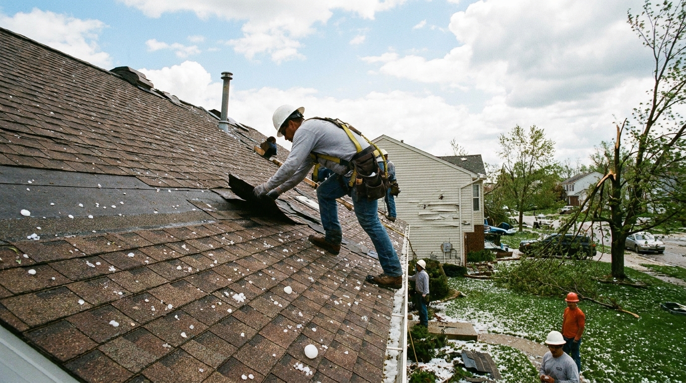 what to do after a hail storm